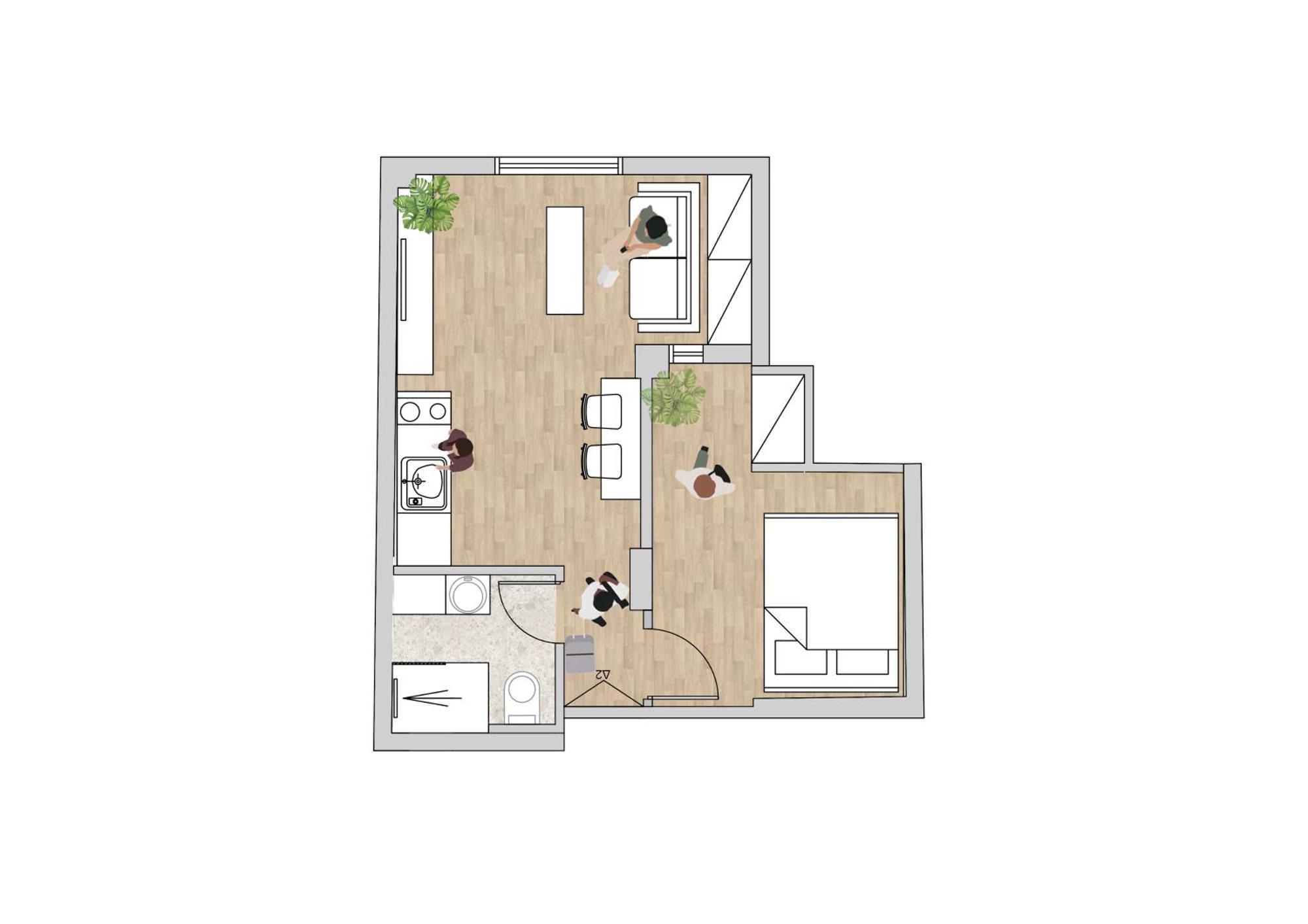 Honey Oak & Cream Patio By Nest Appartement Thessaloniki Buitenkant foto