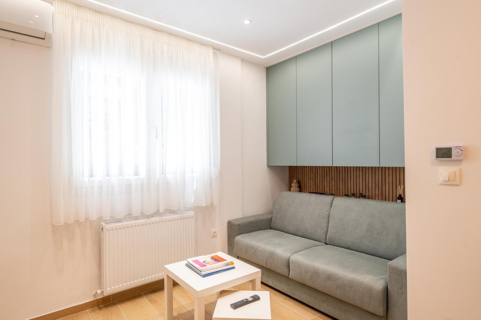 Honey Oak & Cream Patio By Nest Appartement Thessaloniki Buitenkant foto